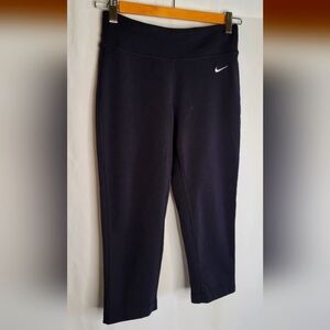 Nike Black Dri-fit 3/4 Tights Leggings Size Small Great Condition